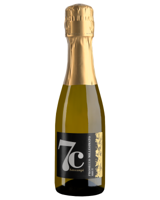 Вино игристое Белое Брют 7С Prosecco Millesimato Brut 0,2 л фото