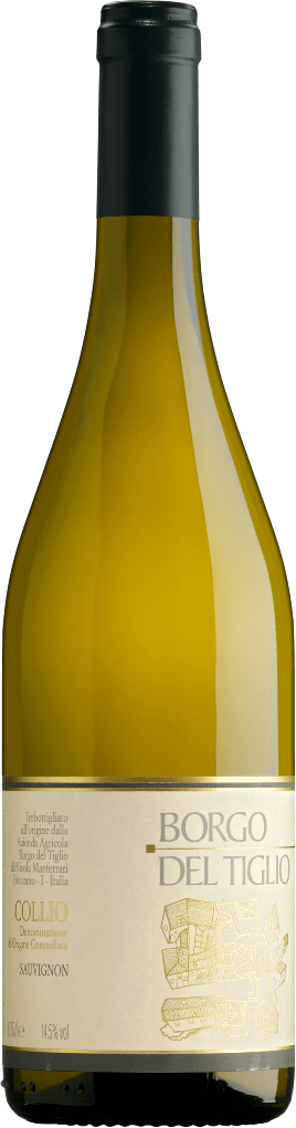 Вино Белое Сухое Borgo Del Tiglio Sauvignon Collio 2019 0,75 л фото