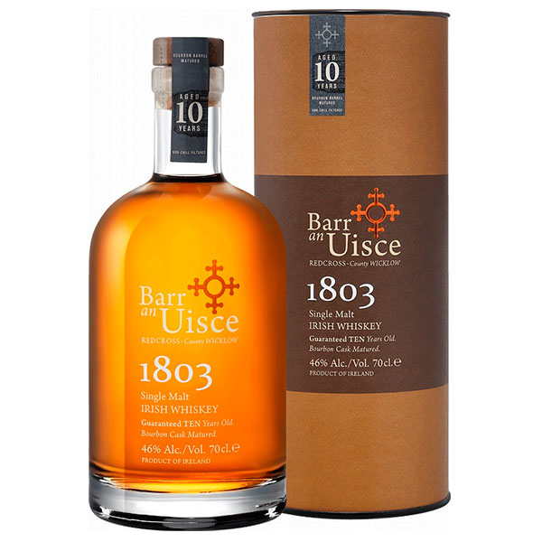 Виски Barr an Uisce 1803 Single Malt in tube 0,7 л фото