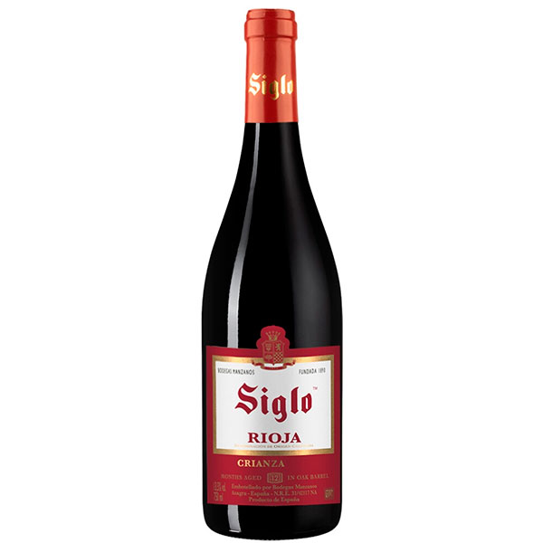 Вино Красное Сухое Siglo Crianza Rioja 2019 0,75 л фото