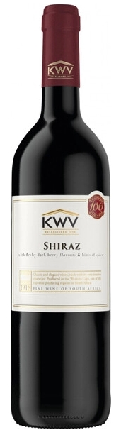 Вино Красное Сухое KWV Classic Collection Shiraz Western Cape 2023 0,75 л фото