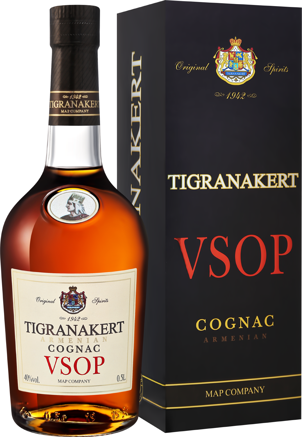Коньяк Tigranakert VSOP in gift box 0,5 л фото