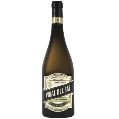 Вино Белое Сухое Vidal Del Saz Chardonnay 0,75 л фото