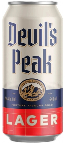 Пиво Devil's Peak Lager in can 0,44 л фото