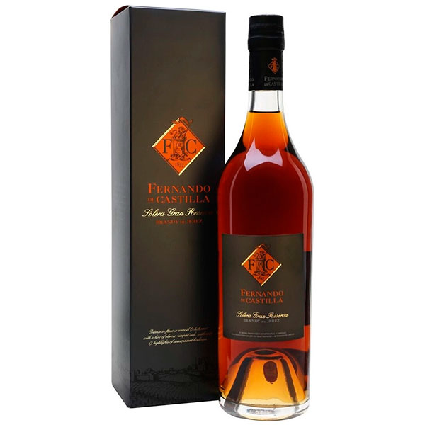 Бренди Fernando de Castilla Solera Gran Reserva Brandy de Jerez in gift box 0,7 л фото