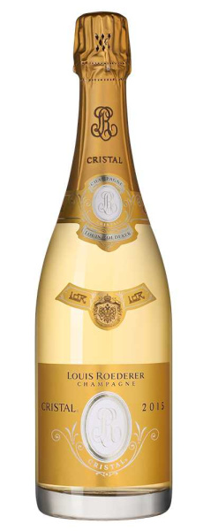 Вино игристое Белое Брют Louis Roederer Cristal Brut Champagne 2015 0,75 л фото