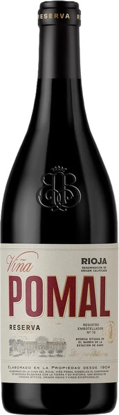 Вино Красное Сухое Vina Pomal Reserva Rioja 2019 0,75 л фото