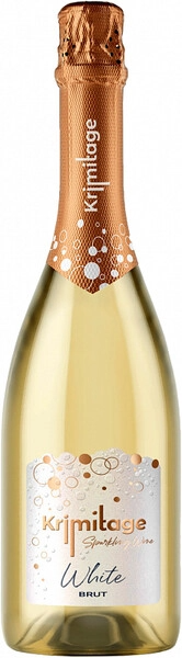 Вино игристое Белое Брют Krimitage Brut 2024 0,75 л фото