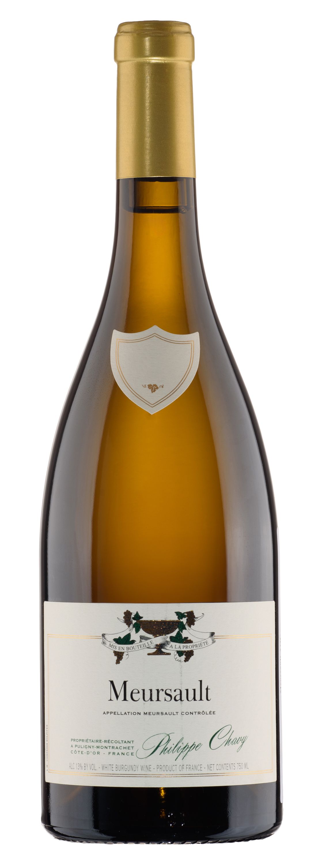 Вино Белое Сухое Domaine Philippe Chavy Meursault 2023 0,75 л фото