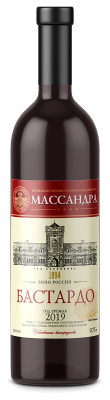 Вино Массандра Бастардо 2022 красное сухое 13% 0,75 л фото