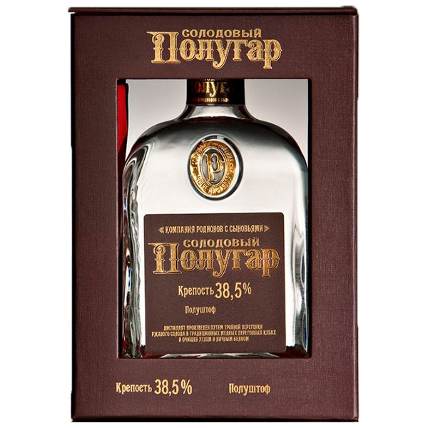Дистиллят Polugar Malt in gift box 0,75 л фото