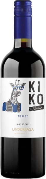 Вино Красное Сухое Undurraga Kiko Merlot Valle Central 2024 0,75 л фото