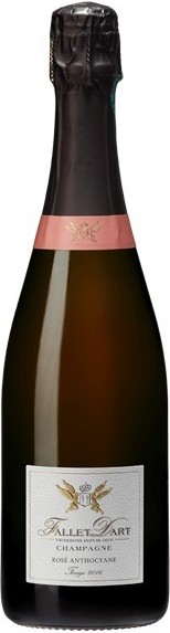 Вино игристое Розовое Брют Fallet Dart Rose Anthocyane Champagne 0,75 л фото