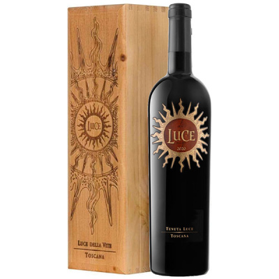 Вино Красное Сухое Luce della Vite Luce Toscana in wooden box 2020 0,75 л Вино Красное Сухое Luce della Vite Luce Toscana in wooden box 2020 0,75 л фото