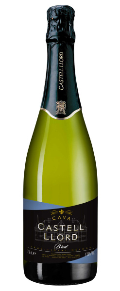 Вино игристое Белое Брют Castell Llord Cava 2023 0,75 л фото