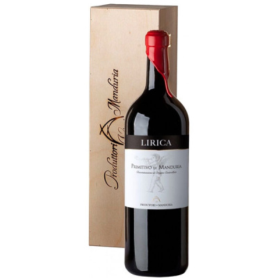 Вино Красное Сухое Produttori di Manduria Lirica Primitivo di Manduria 2021 3 л Вино Красное Сухое Produttori di Manduria Lirica Primitivo di Manduria 2021 3 л фото