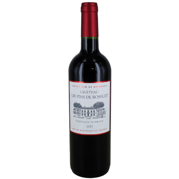 Вино Красное Сухое Chateau Les Pins de Bossuet Bordeaux Superieur 2015 0,75 л фото