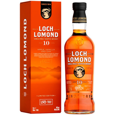 Виски Loch Lomond 10 Years Old Single Malt Highland in gift box 0,70 л фото