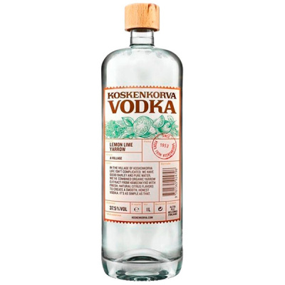 Водка Koskenkorva Lemon Lime Yarrow 1,00 л фото