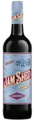 Вино Красное Полусладкое Jam Shed Malbec Mendoza 2023 0,75 л фото