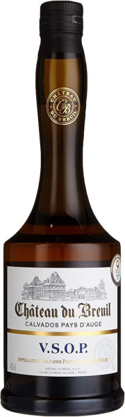 Кальвадос Chateau du Breuil VSOP Pays d'Auge 0,7 л фото