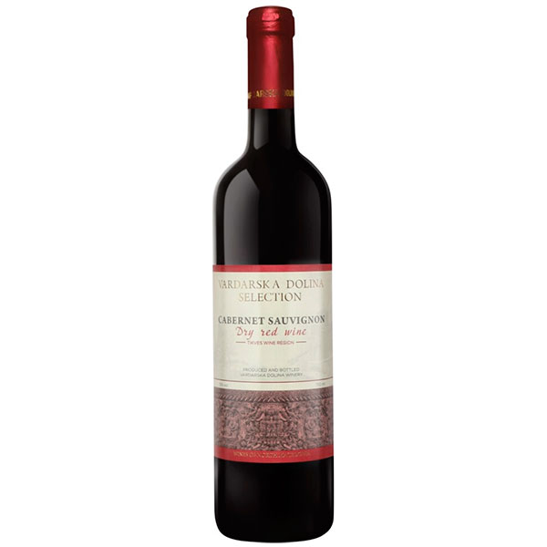 Вино Красное Сухое Vardarska Dolina Selection Cabernet Sauvignon 2021 0,75 л фото