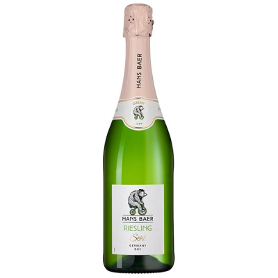 Вино игристое Белое Сухое Hans Baer Riesling Sekt Dry 0,75 л фото