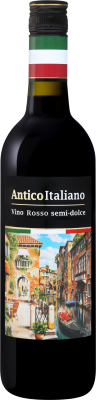 Вино Красное Полусладкое Antico Italiano Rosso Semi-dolce 0,7 л фото