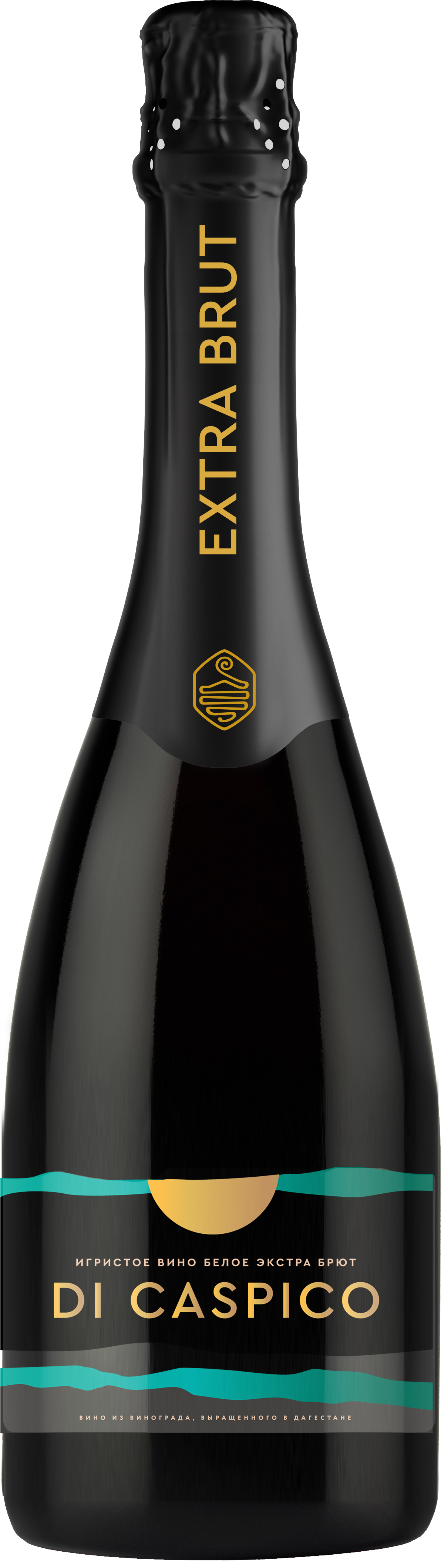 Вино игристое Белое Экстра Брют Di Caspico White Extra Brut 2023 0,75 л фото