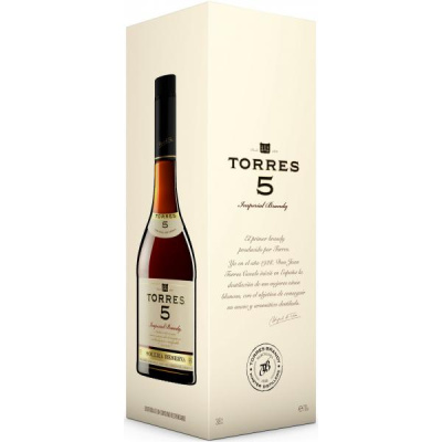 Бренди Torres 5 Solera Reserva in gift box 0,7 л фото