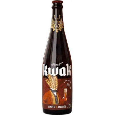 Пиво Светлое Bosteels Pauwel Kwak Amber 0,75 л фото