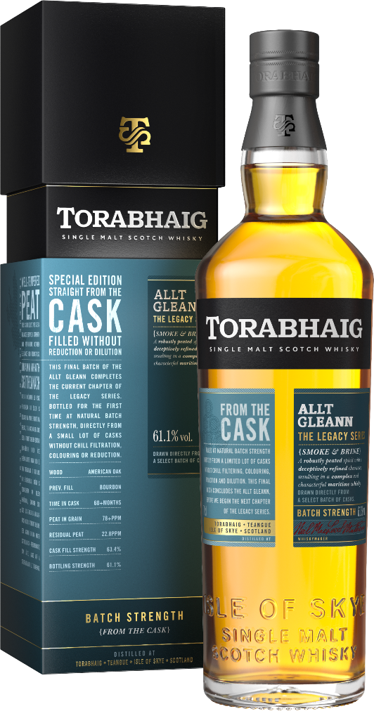 Виски Torabhaig Legacy Series Allt Gleann Batch Strength Single Malt Skye in gift box 0,7 л фото