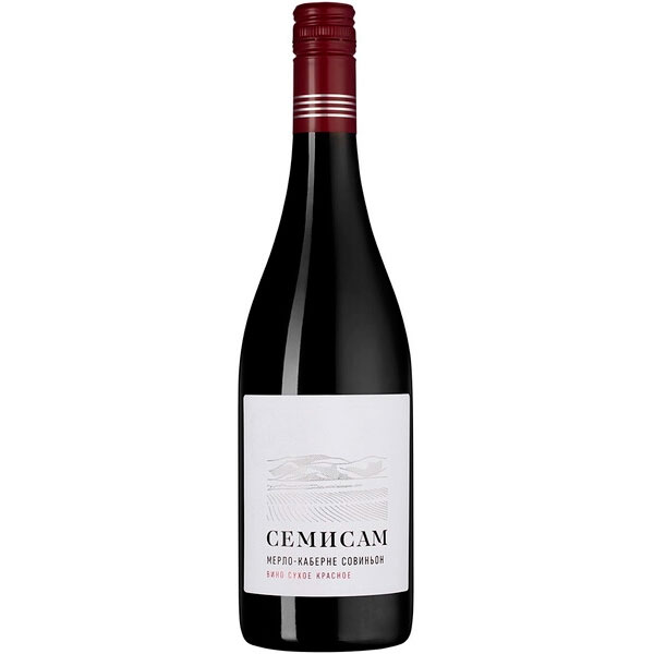 Вино Красное Сухое Semisam Syrah Kuban Anapa 2019 0,75 л фото