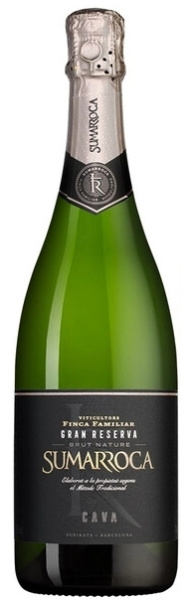 Вино игристое Белое Экстра Брют Sumarroca Gran Reserva Brut Nature Cava 2021 0,75 л фото