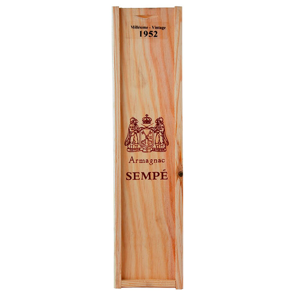 Арманьяк Sempe in wooden box 1952 0,50 л фото