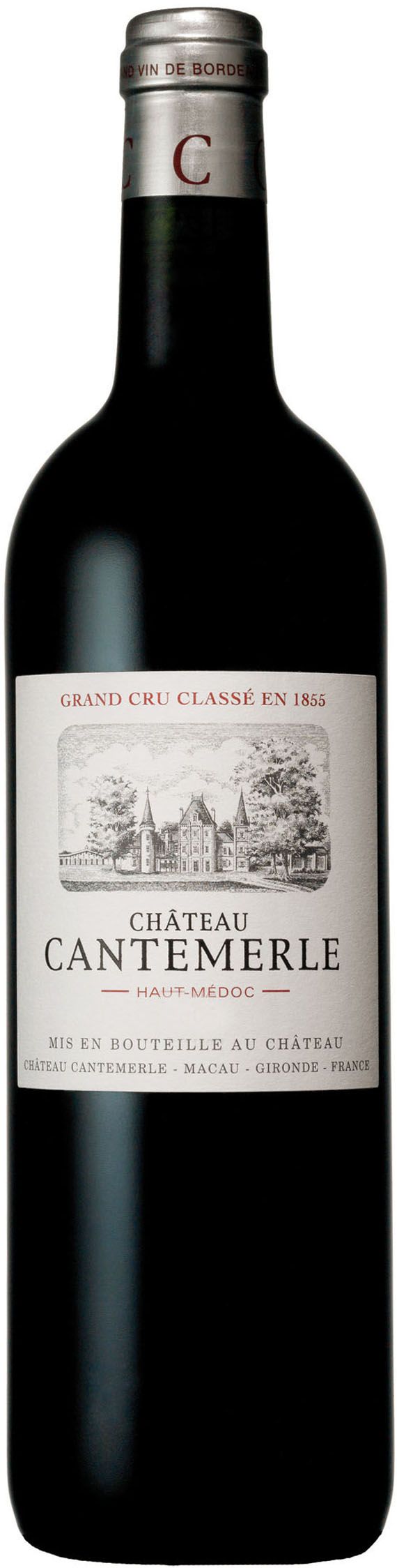 Вино Красное Сухое Chateau Cantemerle Grand Cru Classe 2015 0,75 л фото