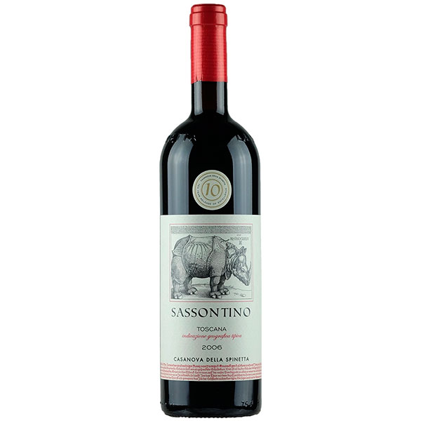 Вино Красное Сухое Casanova della Spinetta Sassontino Toscana 2006 0,75 л фото