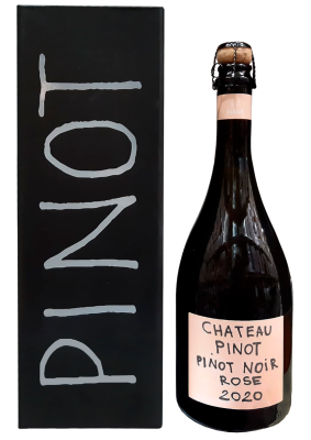 Вино игристое Chateau Pinot Pinot Noir Rose in gift box 2020 0,75 л фото