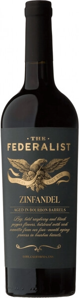 Вино Красное Сухое The Federalist Zinfandel Aged in Bourbon Barrels Lodi 2023 0,75 л фото
