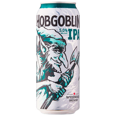 Пиво Wychwood Hobgoblin IPA in can 0,50 л фото