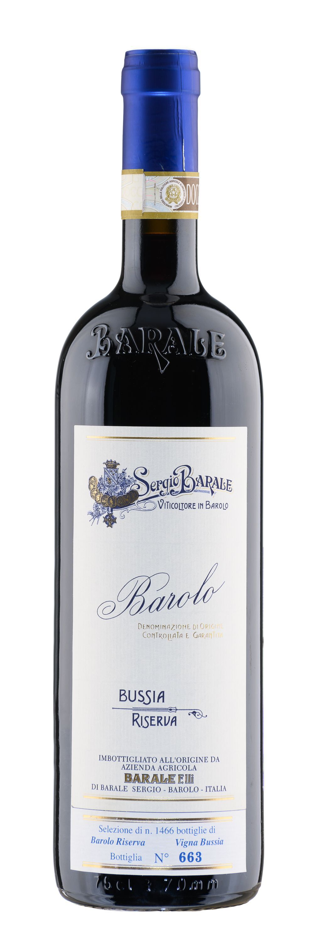 Вино Красное Сухое Barale Fratelli Barolo Bussia Riserva 2018 0,75 л фото