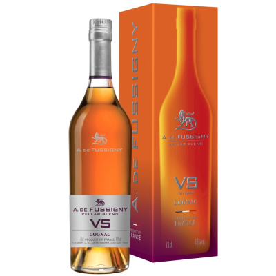 Коньяк A. de Fussigny VS Cellar Blend in gift box 0,7 л фото