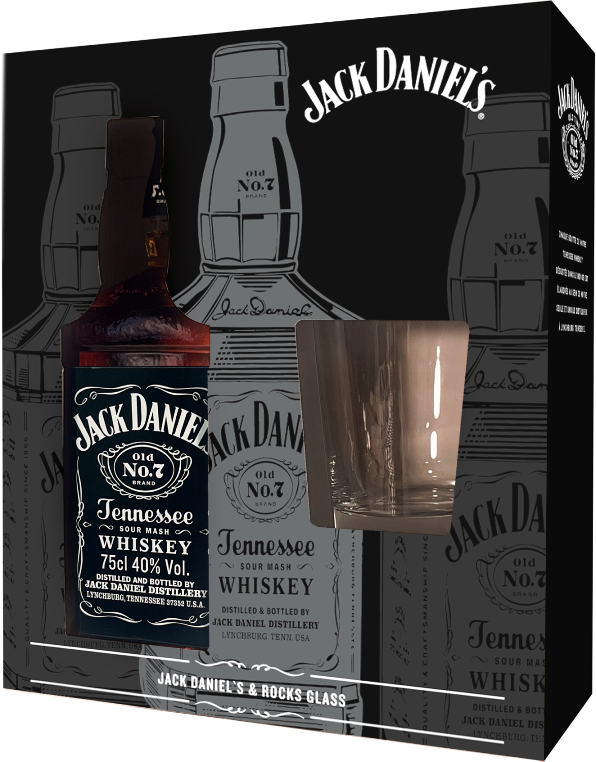 Виски Jack Daniel's with a glass in gift box 0,7 л фото