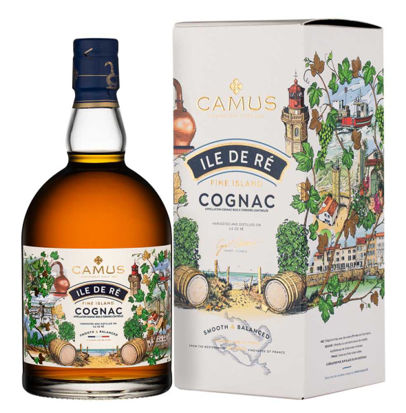 Коньяк Camus Ile de Re Fine Island in gift box 2021 0,7 л фото