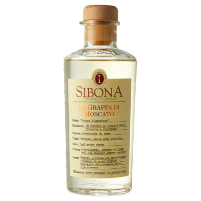 Граппа Sibona La Grappa di Moscato 0,50 л фото
