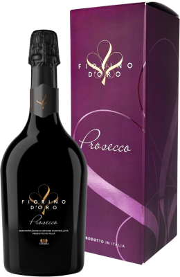Вино игристое Fiorino d'Oro Prosecco Spumante in gift box 0,75 л фото