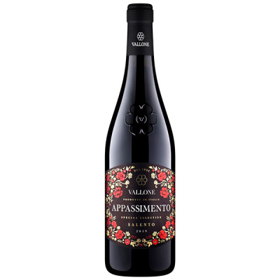 Вино Красное Полусухое Vallone Appassimento Special Selection Salento 2019 0,75 л Вино Красное Полусухое Vallone Appassimento Special Selection Salento 2019 0,75 л фото