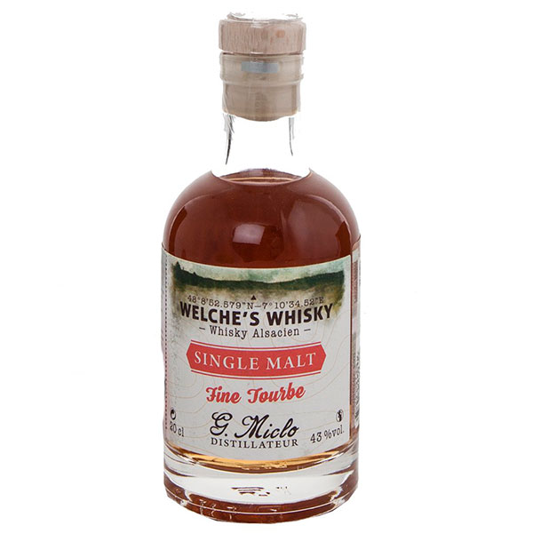 Виски G. Miclo Welche's Fine Tourbe Single Malt Alsace 0,2 л фото
