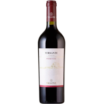 Вино Красное Полусухое Vallone Versante Primitivo Salento 2023 0,75 л Вино Красное Полусухое Vallone Versante Primitivo Salento 2023 0,75 л фото
