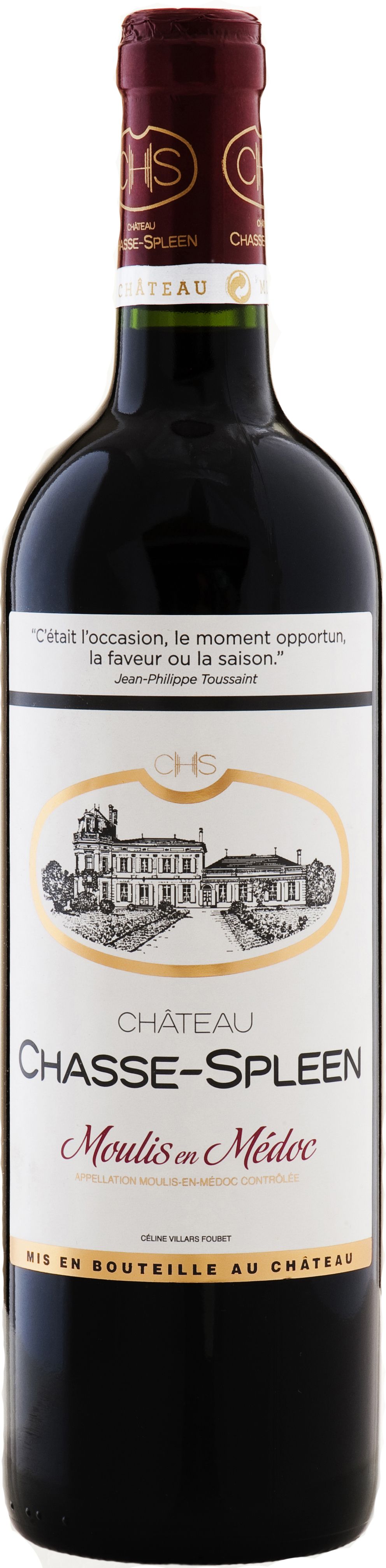 Вино Красное Сухое Chateau Chasse-Spleen 2019 0,75 л фото